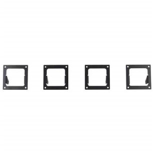 Adaptery mocowania czterech lamp LED Cube 3x3" na bok bagażnika dachowego Go Rhino SRM100