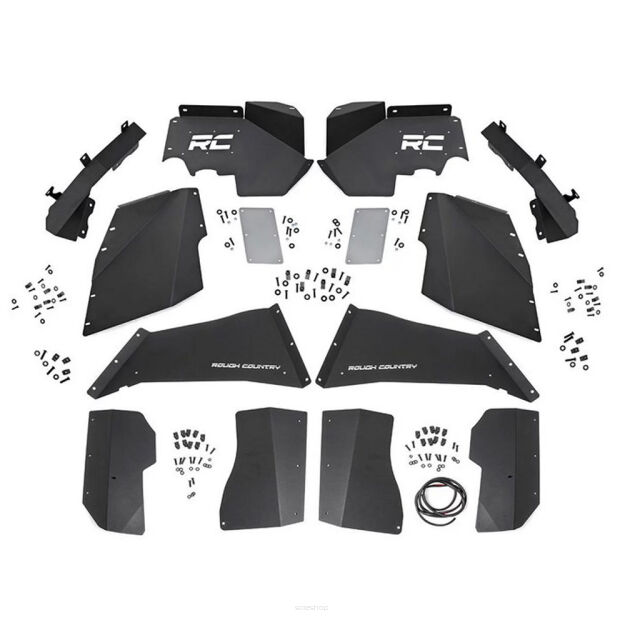Komplet osłon wewnętrznych błotników Rough Country - Jeep Wrangler JK 07-18