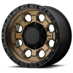 Felga Aluminiowa 9x17'' 6x139,7 ET-12 AX201 Brązowa z Czarnym Rantem - Nissan Patrol Y60 - 5