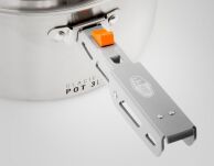 Zestaw naczyń turystycznych z patelnią 18 elementów GSI GLACIER STAINLESS CAMPER - 7