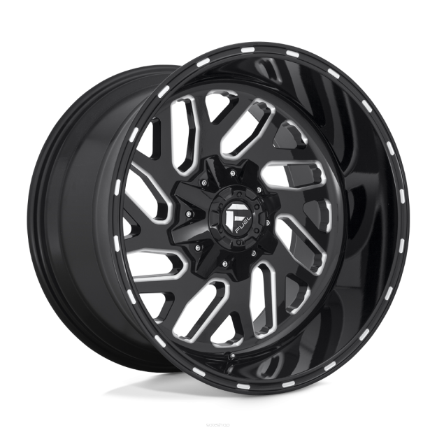 Felga aluminiowa D581 Triton Gloss Black Milled Fuel