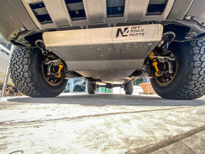 Zestaw aluminiowych osłon podwozia 8mm Toyota LC 250