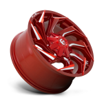 Felga aluminiowa D754 REACTION Candy Red Milled FUEL - 2