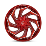 Felga aluminiowa D754 REACTION Candy Red Milled FUEL - 3