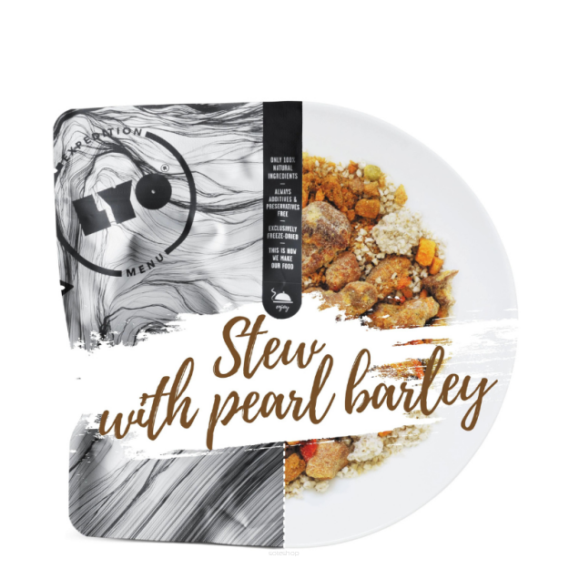 Gulasz wieprzowy z kaszą i warzywami 370g danie liofilizowane Lyofood