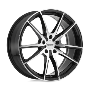 Felga aluminiowa P0A Gloss Black W/ Machined Cut Face PETROL