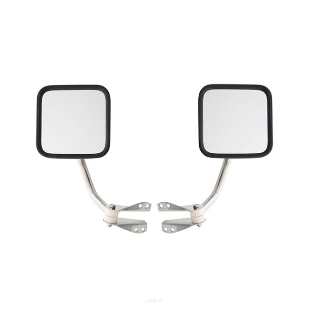 Komplet lusterek bocznych ze stali nierdzewnej Smittybilt - Jeep Wrangle YJ 87-96