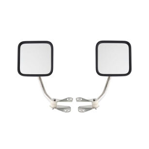 Komplet lusterek bocznych ze stali nierdzewnej Smittybilt - Jeep Wrangle YJ 87-96