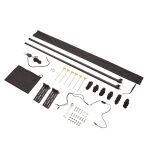 Markiza zadaszenie VICKYWOOD LEAF EXTENDED 270° Lewa 250 cm Szara - 9