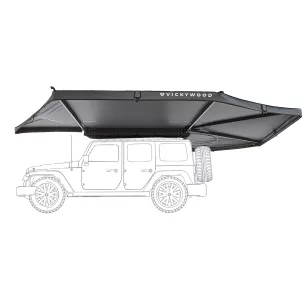 Markiza zadaszenie VICKYWOOD LEAF EXTENDED 270° Lewa 250 cm Szara