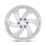 Felga aluminiowa U134 DESPERADO Silver Brushed Face Milled Diamond Cut Lip US MAGS - 2