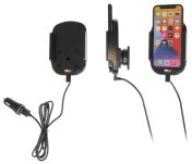 Uchwyt indukcyjny dedykowany do Apple iPhone 12 mini z wbudowanym kablem USB oraz ładowarką samochodową - 2