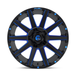Felga aluminiowa D644 Contra Gloss Black Blue Tinted Clear Fuel - 3