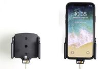Uchwyt regulowany do Apple iPhone Xr w futerale lub obudowie o wymiarach: 70-83 mm (szer.), 2-10 mm (grubość) z możliwością wpięcia kabla lightning USB - 6