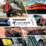 Trapy piaskowe X-Bull błotne 4x4 offroad pomarańczowe - 3