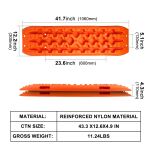 Trapy piaskowe X-Bull błotne 4x4 offroad pomarańczowe - 14