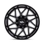 Felga aluminiowa MO812 TURBINE Gloss Black Milled MOTO METAL - 3
