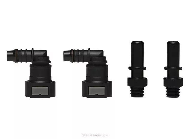 Fuel Water Separator, 11.8 Quick Connector Set - Twin Pack