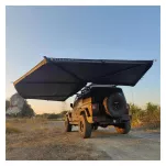 Markiza zadaszenie VICKYWOOD LEAF EXTENDED 270° Lewa 200 cm Szara - 4