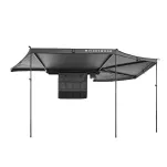 Markiza zadaszenie VICKYWOOD LEAF EXTENDED 270° Lewa 200 cm Szara - 6