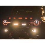Listwa z lampami obrysowymi LED amber Husky Liners Aeroskin Lightshield Pro - 8