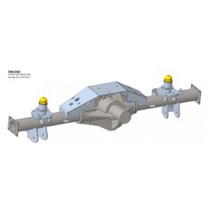 Wzmocnienie mostu tył Dana 44 JK z relokacją mocowań zawieszenia do Jeep WJ