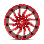 Felga aluminiowa D745 SABER Candy Red Milled FUEL - 3