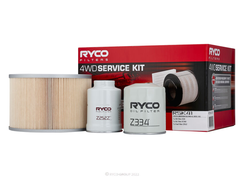Zestaw serwisowy filtrów Ryco 4x4 – Toyota Hilux KZN185 / Land Cruiser 105