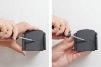 Uchwyt pasywny do Apple iPhone Xs w futerale w futerale lub obudowie o wymiarach: 75-89 mm (szer.), 2-10 mm (grubość). - 4