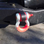 Izolatory szekli zderzaka Daystar czerwone (para) - 2