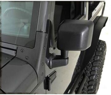 Narożniki szyby przedniej czarne Smittybilt - Jeep Wrangler JK