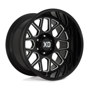 Felga aluminiowa XD849 GRENADE II Gloss Black Milled XD SERIES
