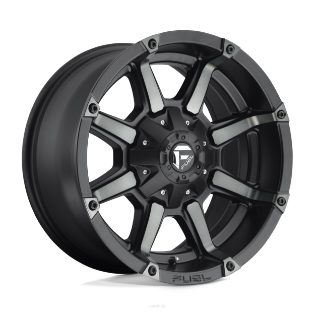 Felga aluminiowa D556 COUPLER Matte Black Double Dark Tint FUEL