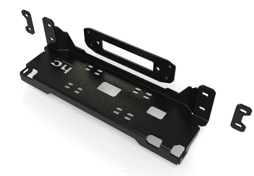 Jeep Wrangler JL 2018- płyta montazowa wyciagarki HD do zderzaka stalowego 