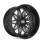 Felga aluminiowa XD859 GUNNER Gloss Black Milled XD SERIES - 3