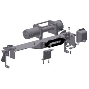 Wyciągarka Alpha 9.9 z zestawem montażowym Horntools - VW Amarok 10-on