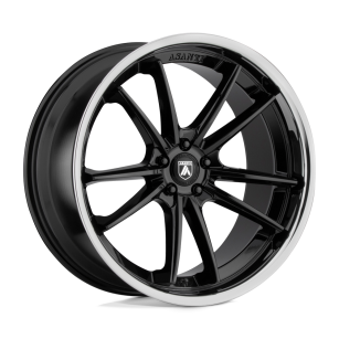 Felga aluminiowa ABL-23 SIGMA Gloss Black W/ Chrome Lip ASANTI
