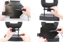 Uchwyt aktywny z kablem USB oraz blokadą sprężynową do Apple iPad Pro 11 (A1980, A2013, A1934, A1979, A2068, A2230) - 3