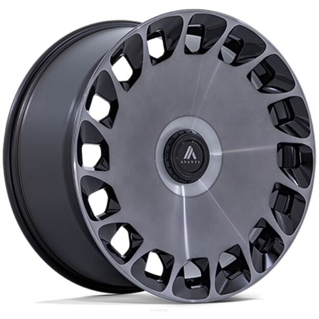 Felga aluminiowa AB045 ARISTOCRAT Gloss Black Machined Fc W/ Ddt ASANTI