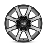 Felga aluminiowa MO804 SPIDER Gloss Black Machined MOTO METAL - 2