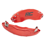 Osłony zacisków hamulcowych czerwone Rough Country - 2