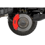 Osłony zacisków hamulcowych czerwone Rough Country - 4