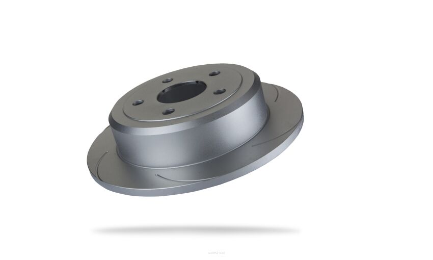 Pedders Slotted Geomet Coated Rotor