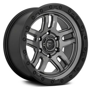 Felga aluminiowa D701 Ammo Matte Gunmetal/Black Ring Fuel