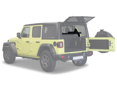 Jeep Wrangler JLU Cargo Molle Interior Shelf