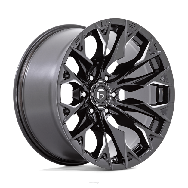 Felga aluminiowa D803 FLAME Gloss Black Milled FUEL