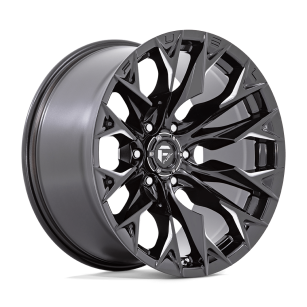Felga aluminiowa D803 FLAME Gloss Black Milled FUEL