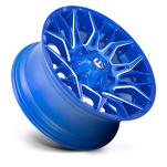 Felga aluminiowa D770 Twitch Anodized Blue Milled Fuel - 2