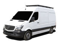 Mercedes Benz Sprinter 2Gen/3Gen 170in/L3/LWB Wheelbase w/o OEM Tracks (2006-Current) Slimline II Roof Rack Kit / Tall - by Front Runner - 2