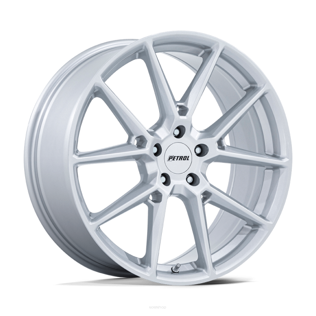 Felga aluminiowa PE002 P1E Gloss Silver PETROL